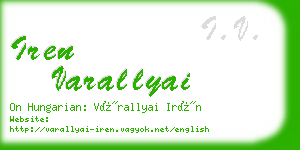 iren varallyai business card